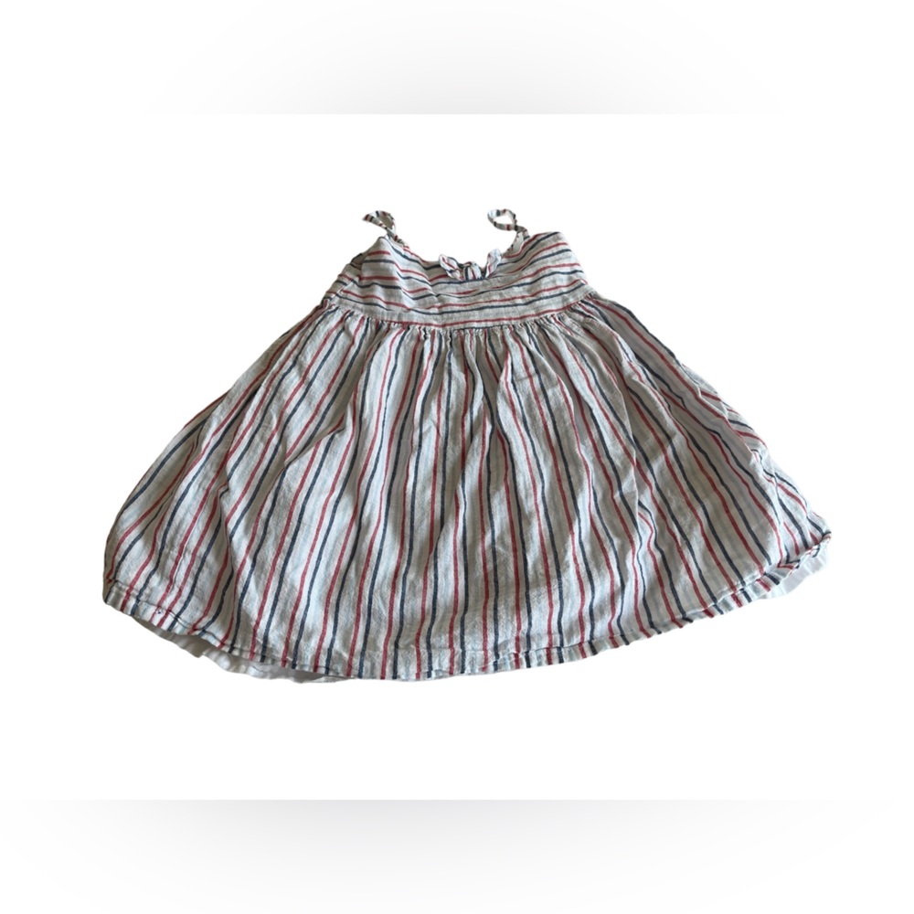 Osh Kosh Girls Dress Striped Spaghetti Strap Size 4